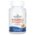 Nordic Naturals, жевательные таблетки с витамином C, со вкусом мандарина, 60 жевательных таблеток (250 мг в 1 жевательной таблетке)