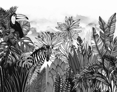 Дизайнерские обои Wall Street Zoo