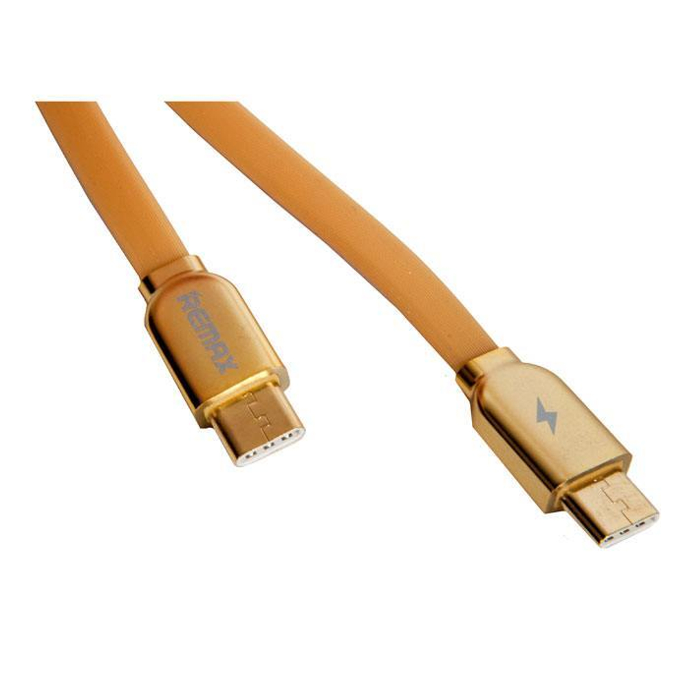Кабель 1m USB/type-c RC-046a Remax gold