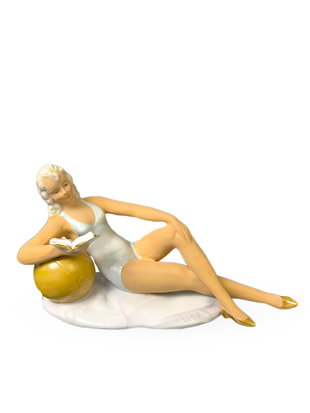 Фарфоровая статуэтка "Пляжница" Wagner & Apel