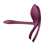 Фиолетовое эрекционное виброкольцо для пар с пультом ДУ + управление через приложение Zalo Bayek Vibrating Couples Ring Velvet Purple