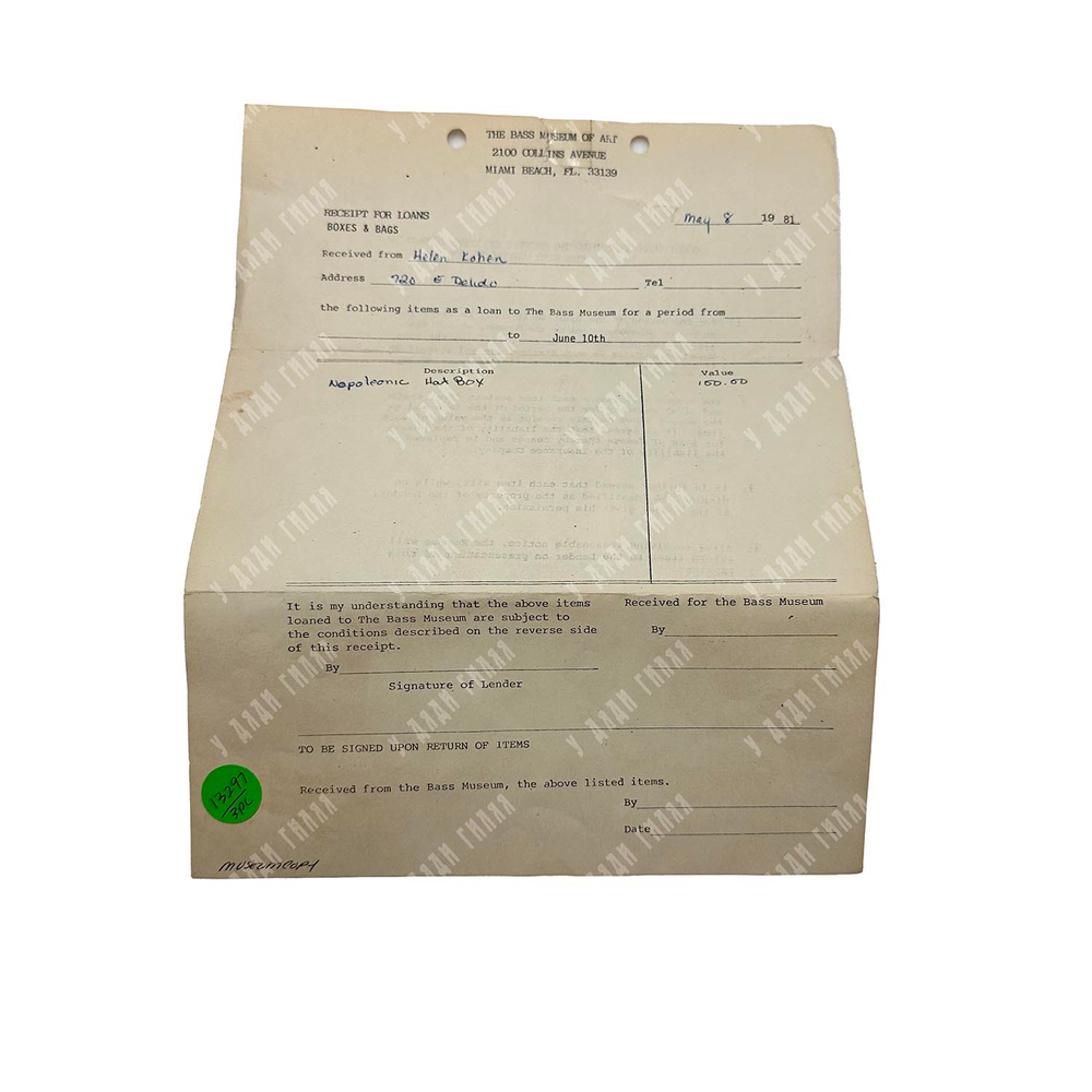 Английская двууголка (bicorn) в металлическом кофре. Фетр, кожа, ткань, бахрома. Великобритания. XIX