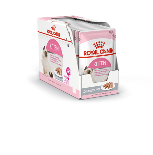 Влажный корм Royal Canin Kitten Sterilised для стерилизованных котят, паштет, 12 шт x 85 г