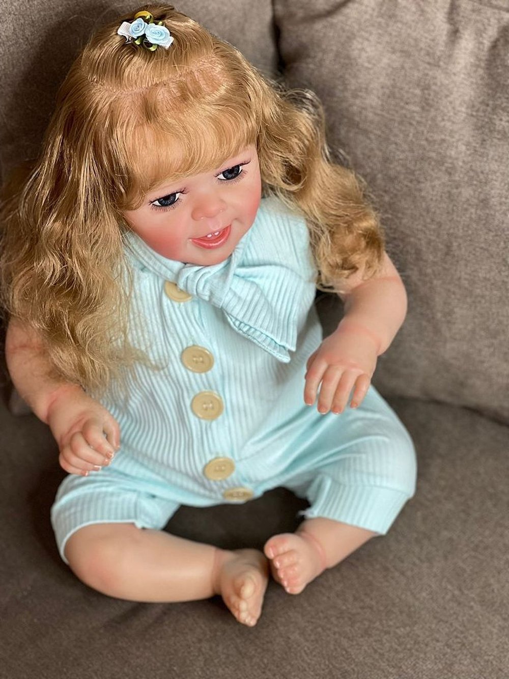 Кукла Реборн мягконабивная 60см в пакете (FA-282)