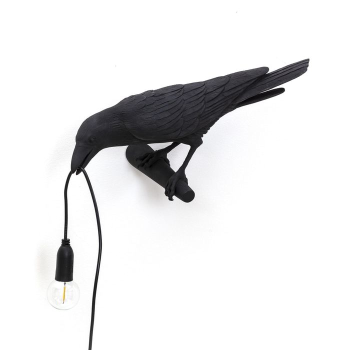 Уличный светильник Seletti Bird Black Looking Left 14727