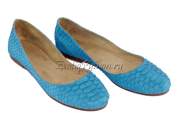Балетки из кожи питона SH-5