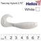 Твистер Hybrid 2,75'/7,0 см White 7шт. (HS-13-001) Helios