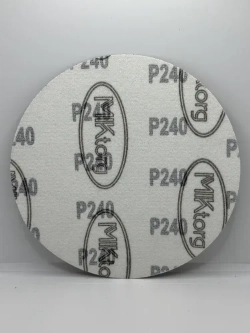 Круг шлифовальный D 150 мм P 240 на липучке 10 шт без отверстий
