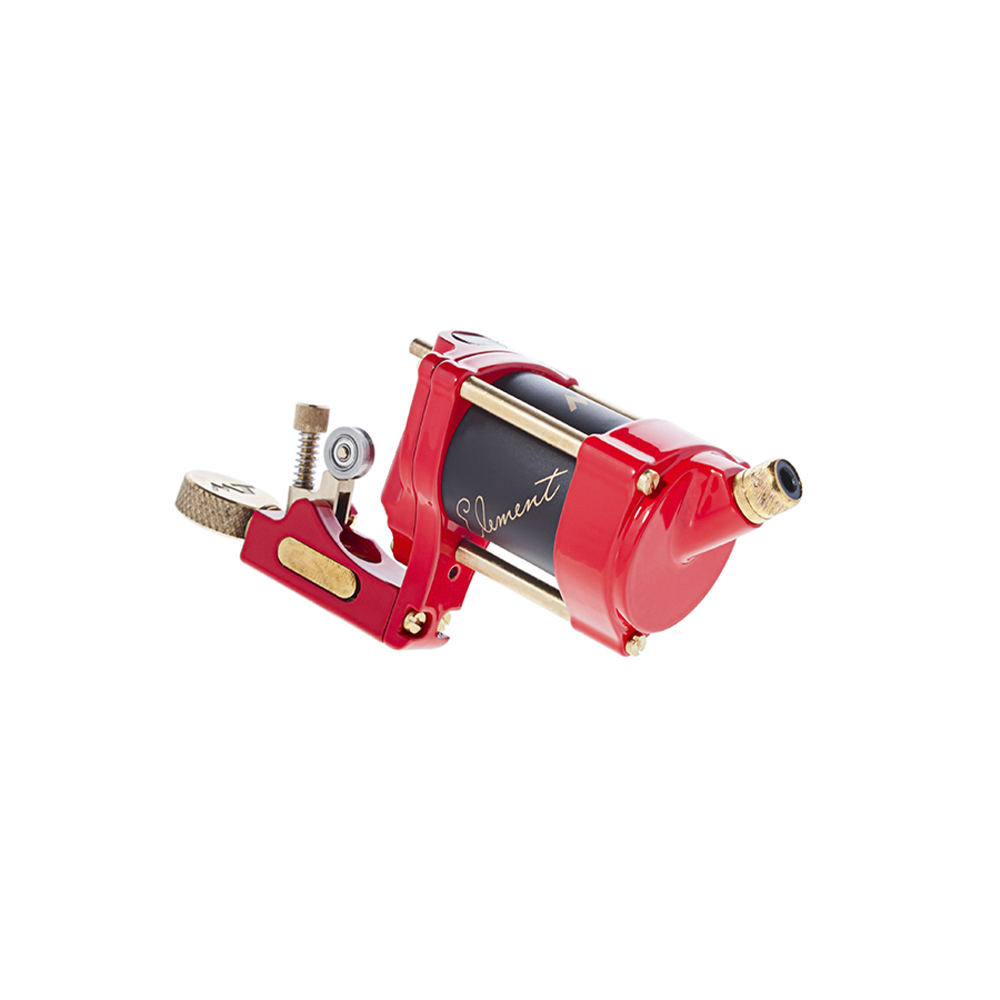 Тату машинка Элемент красный неон