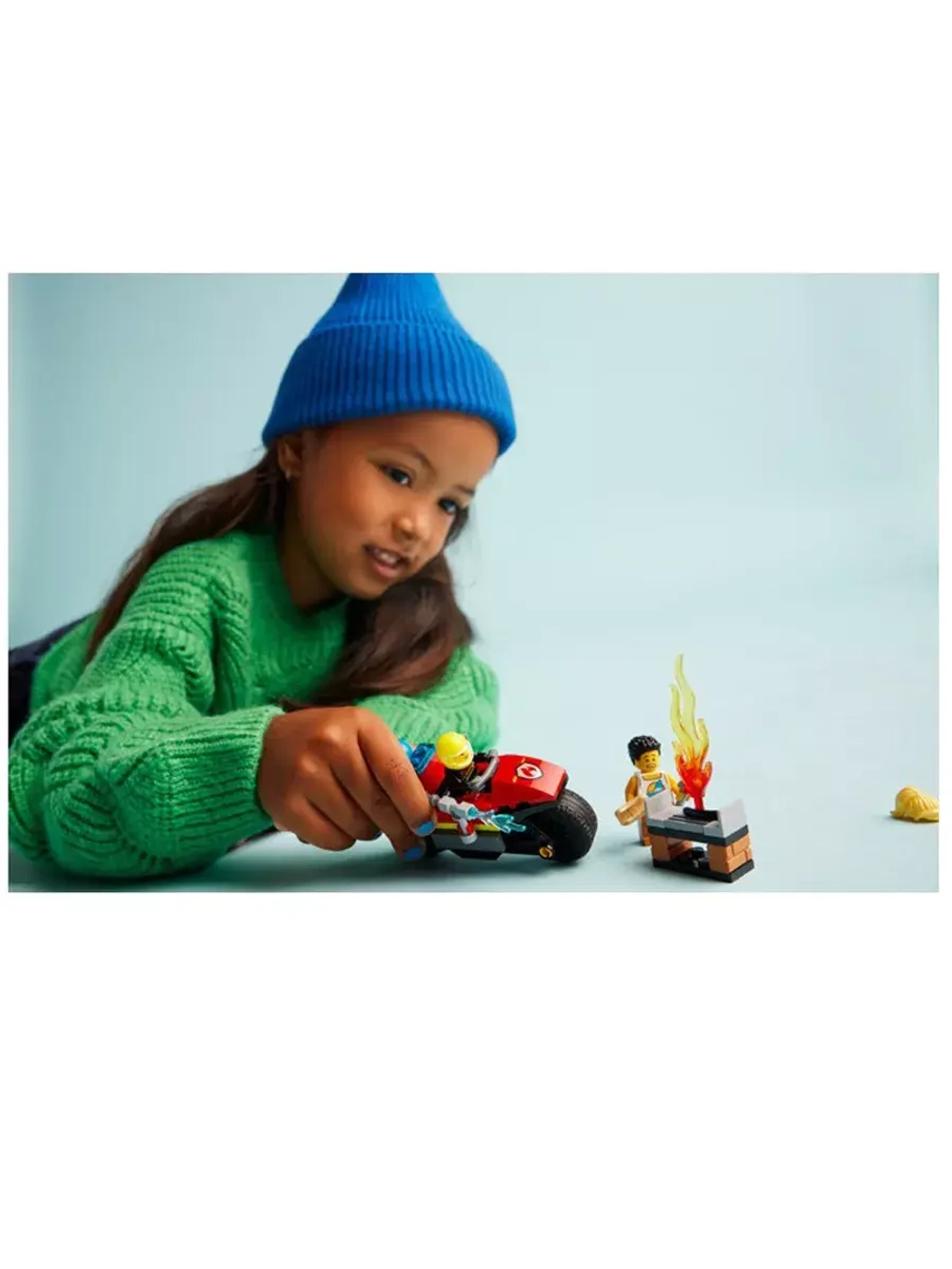 Лего Сити Пожарный мотоцикл 60410 Lego City