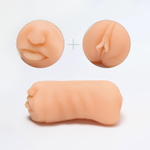 Мастурбатор 2 в 1. реалистичный «Oral & Vaginal» , 18х7,6 см
