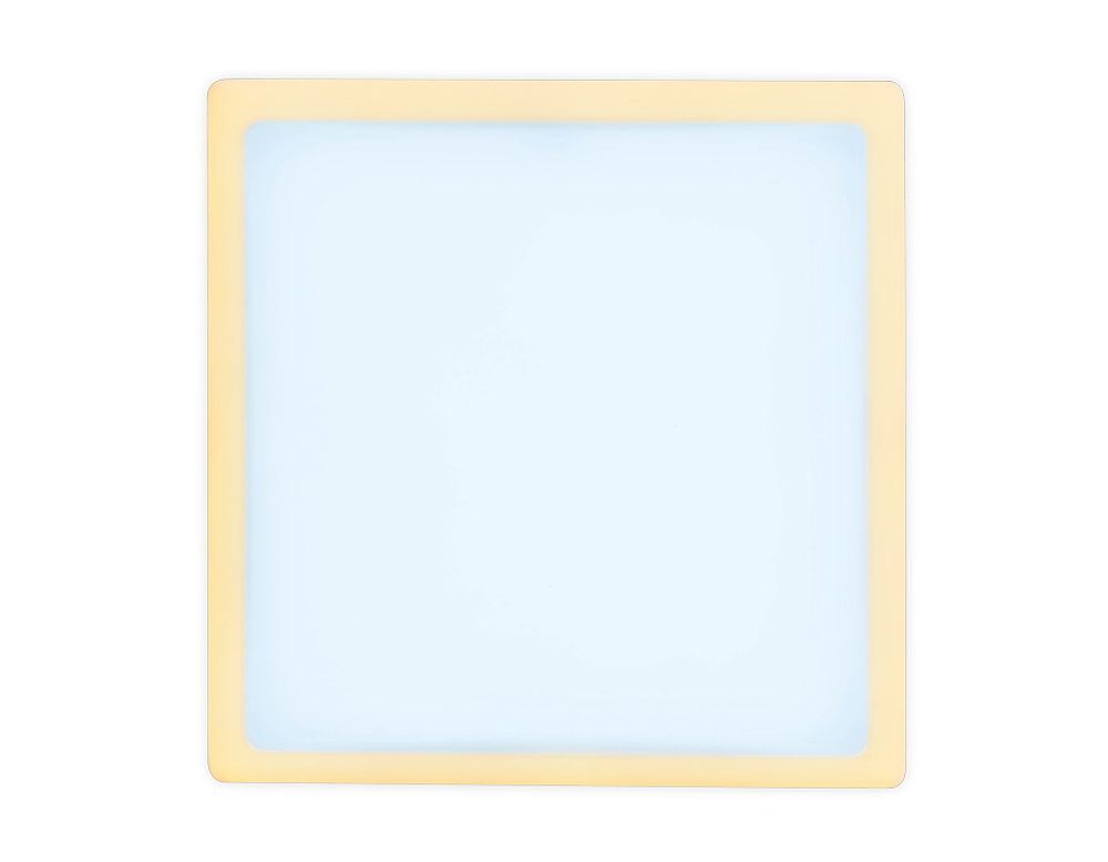 Встраиваемый cветодиодный светильник с подсветкой DCR335 18W+6W 6400K/3000K 85-265V 170*170*32 (A155*155)