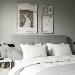 IKEA PLOMMONTRÄD  (ИКЕА ПЛОММОНТРÄД)  -  Рама, белая имитация окрашенной сосны, 13x18 см