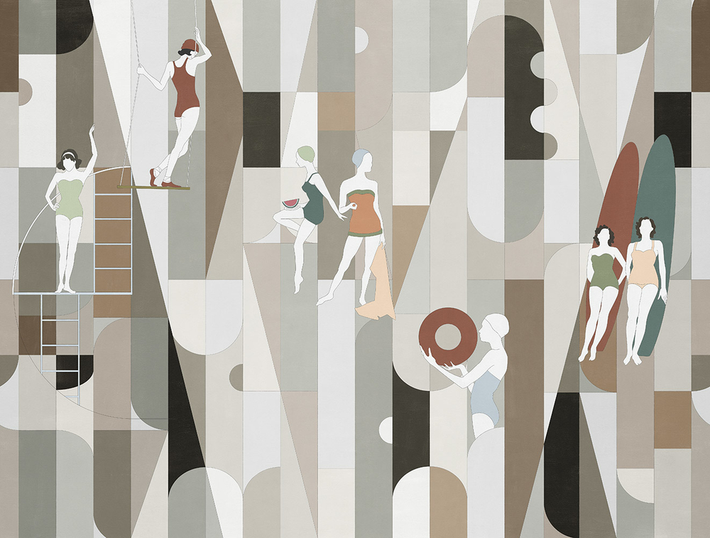 Дизайнерские обои Factura SEVENTIES