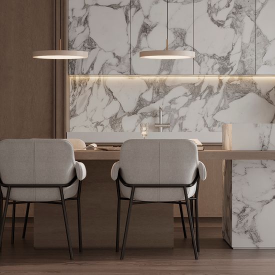 Стул aline, шенилл, светло-серый