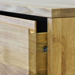 Комод Дольче Вита с 3 глубокими ящиками, массив дикого дуба