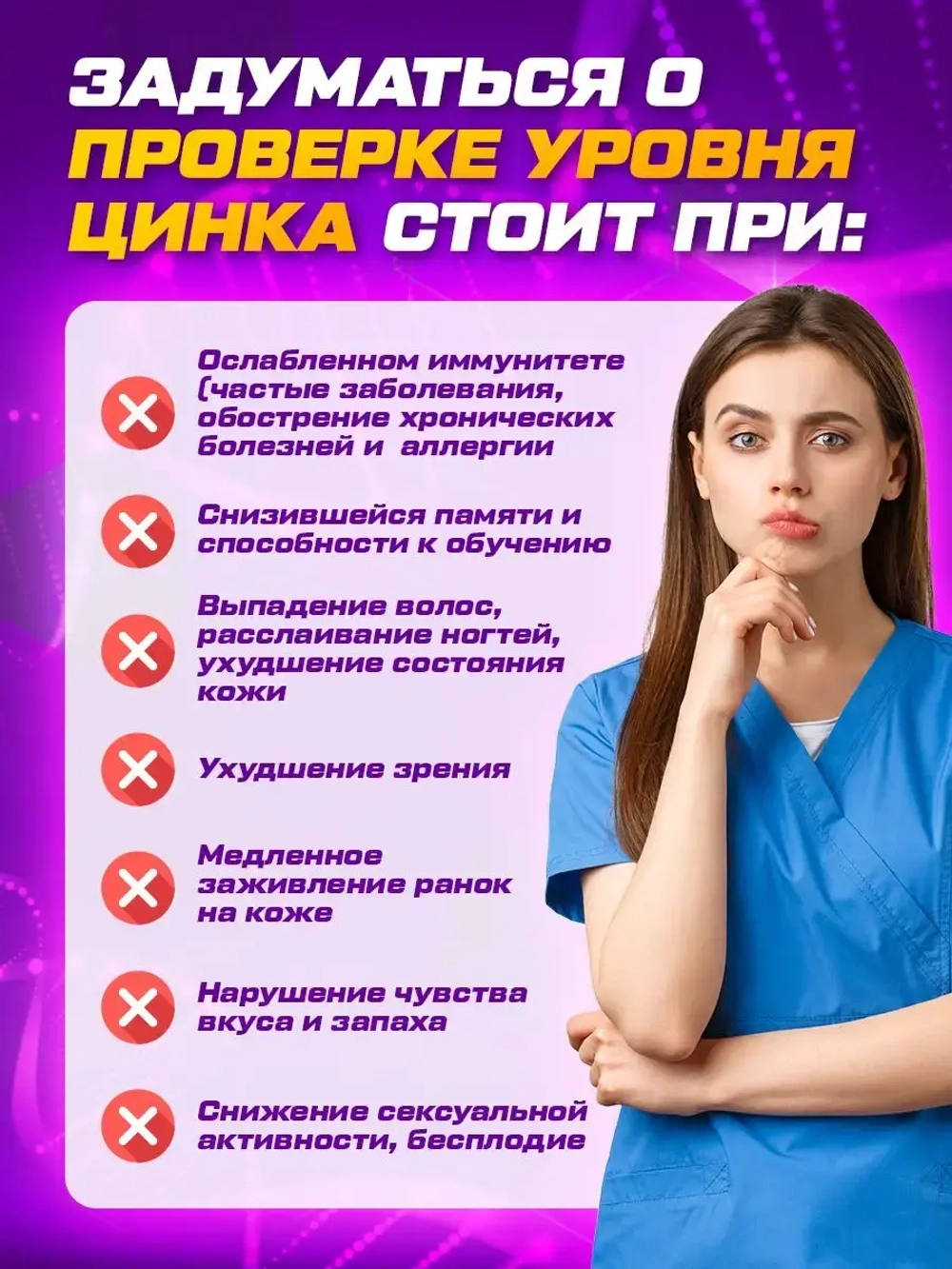 Цинк цитрат (90 капсул)