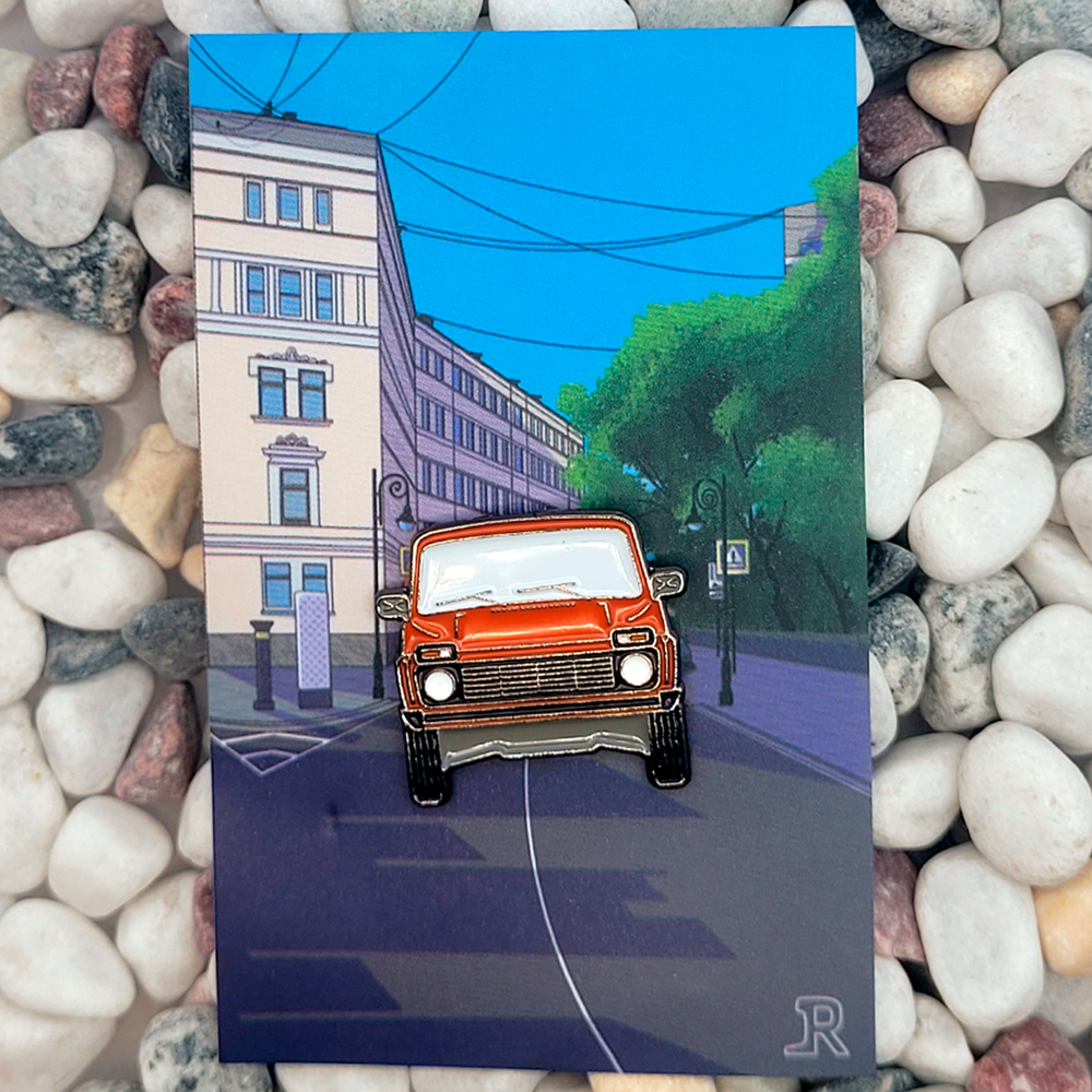 Значок автомобиль 2121