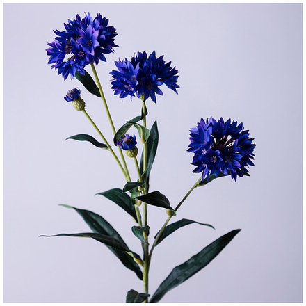 ЦВЕТОК ИСКУССТВЕННЫЙ "ВАСИЛЕК" ВЫСОТА=64СМ. (МАЛ.УП=24ШТ/КОР=96ШТ)