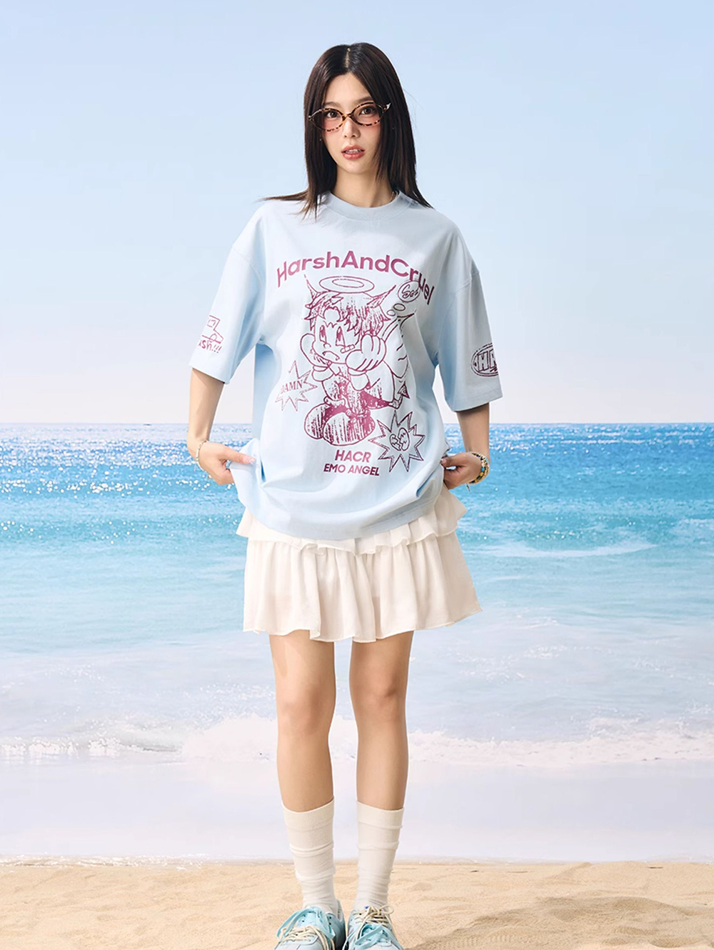 Футболка HARSHandCRUEL "Emo Angel" Oversized Tee