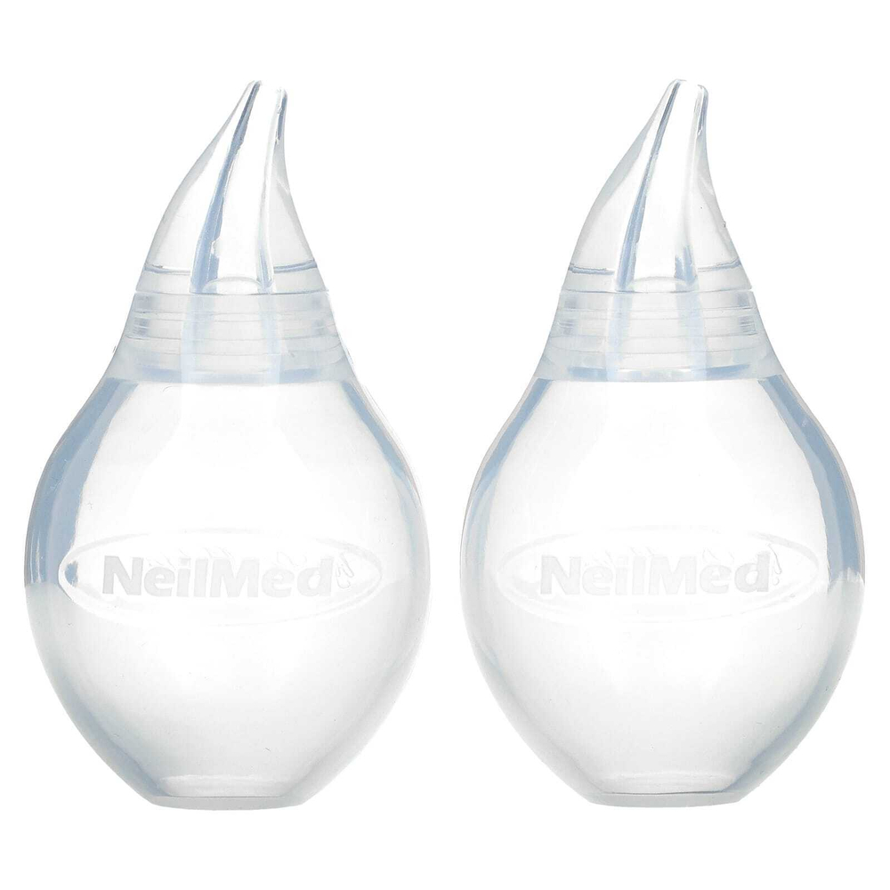 NeilMed, Babies & Kids, NasaBulb, назальный аспиратор, 2 аспиратора, 50 мл (1,69 унции)
