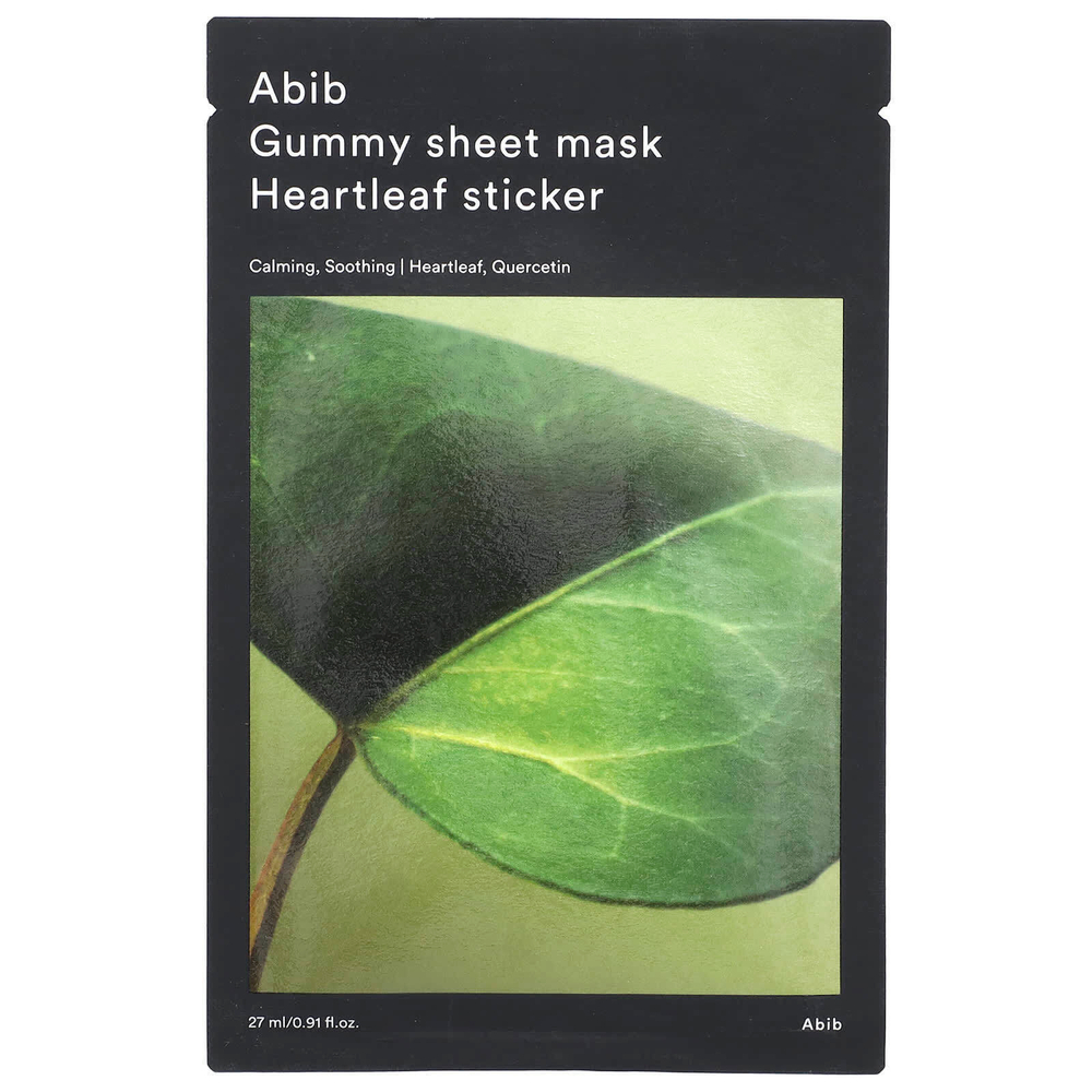 Abib, жевательная тканевая маска, сердцевина, 1 шт., 27 мл (0,91 жидк. унции)