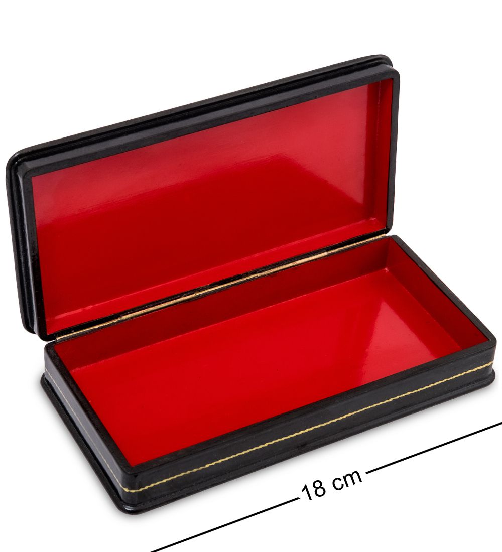 ШК-19/57 Шкатулка в технике декупаж «Древний Суздаль» (18х9х3,5)