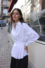 Рубашка из хлопка приталенная