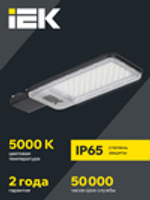 Светильник светодиодный консольный ДКУ 1011-120Ш 5000К IP65 IEK