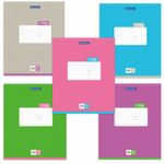 Тетрадь 12 л. BRAUBERG, косая линия, обложка картон, ТОЧКИ, 103033, 5шт