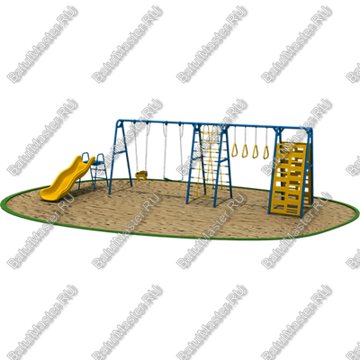 КАЧЕЛИ+ГОРКА+РУКОХОД TG014