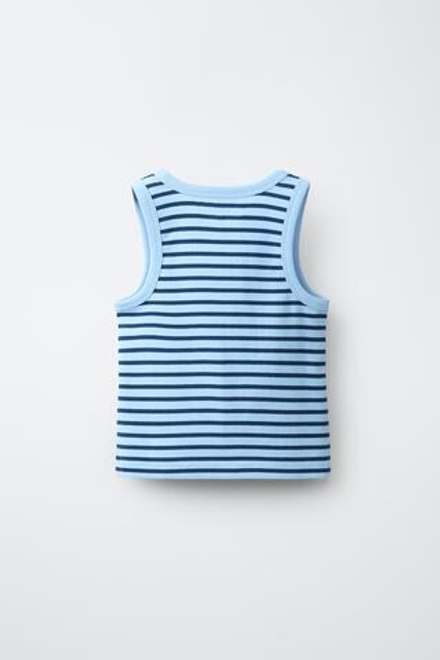 ZARA ТОП В РУБЧИК В ПОЛОСКУ, ПОЛОСКИ