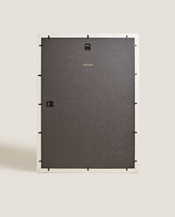Zara Home Фоторамка из стекла, цвет белый, 19 см · 7367/045