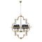 Подвесная люстра Lumina Deco Baltimore LDP 8020-6 GD+BK