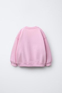 ZARA ТОЛСТОВКА С ПРИНТОМ LILO & STITCH © DISNEY, СВЕТЛАЯ МАЛЬВА