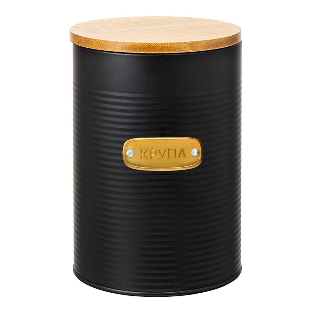 Банка для хранения крупы Irmel, 2,5 л, графит
