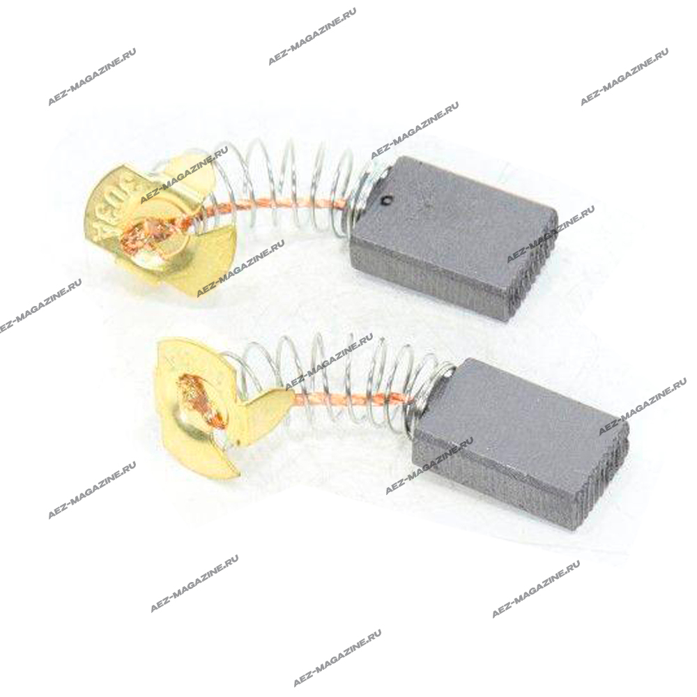 Электроугольная щетка 5х11х17 Пружина, пятак-уши (для МАКИТА СВ 302) в коробочке