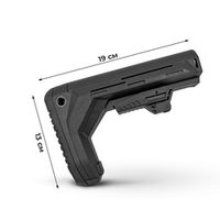 Приклад VEGA телескопический, под трубы Mill-spec и Com-spec, антилюфт, K.Arma