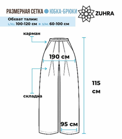 Юбки брюки /морская волна