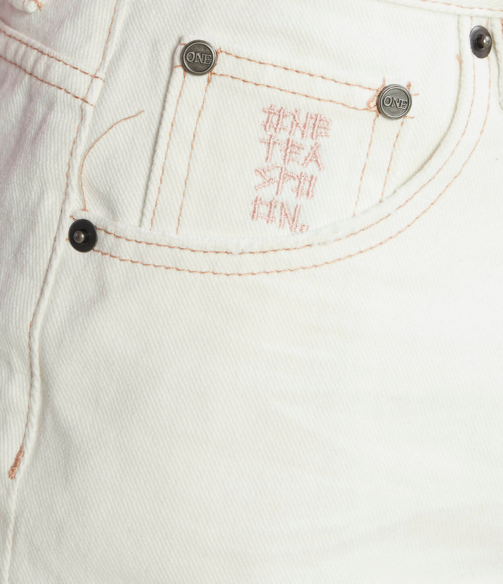 Джинсовая юбка One Teaspoon - белый(26109)