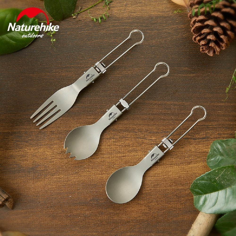 Ложка титановая складная Naturehike NH19C001-J