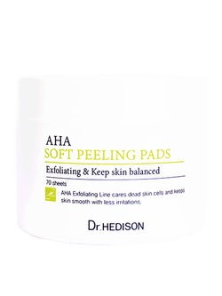 Салфетки для лица Dr. Hedison AHA Soft Peeling pad