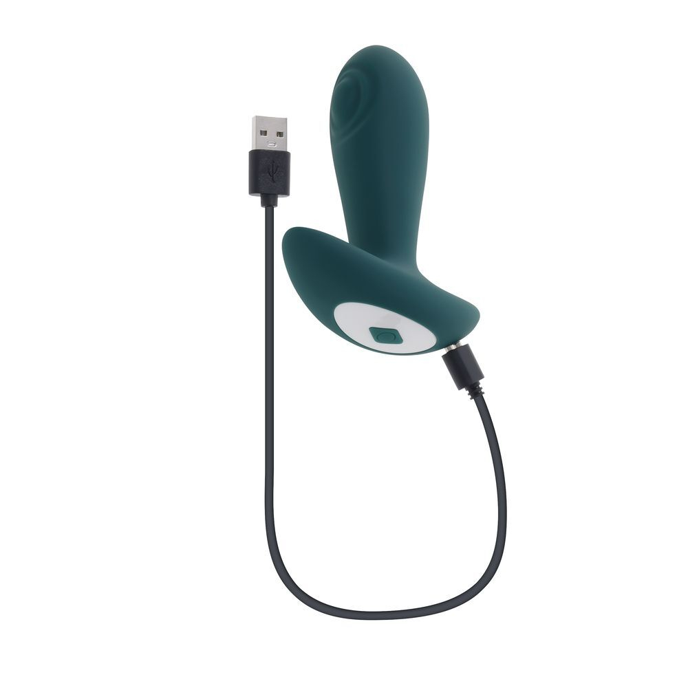 Анальная вибропробка Gender X Tunnel Tapper с ДУ, 12,1 см