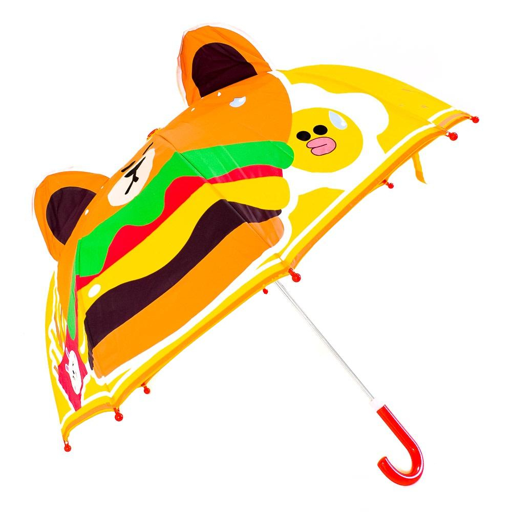 Зонт детский с ушками, 47 см, 7 видов микс