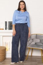 Брюки вельветовые Брауни (синие) Б14901-25М LT Collection