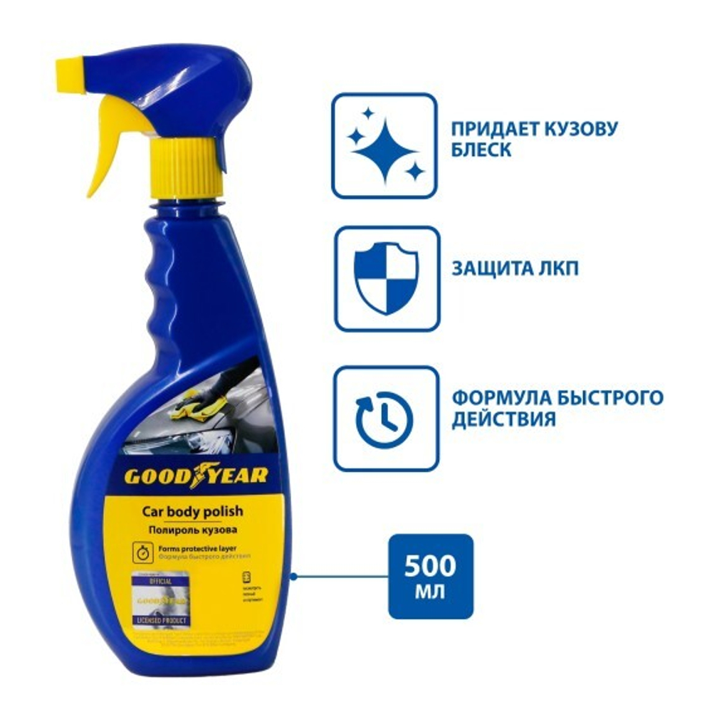 Полироль кузова Goodyear (500мл)