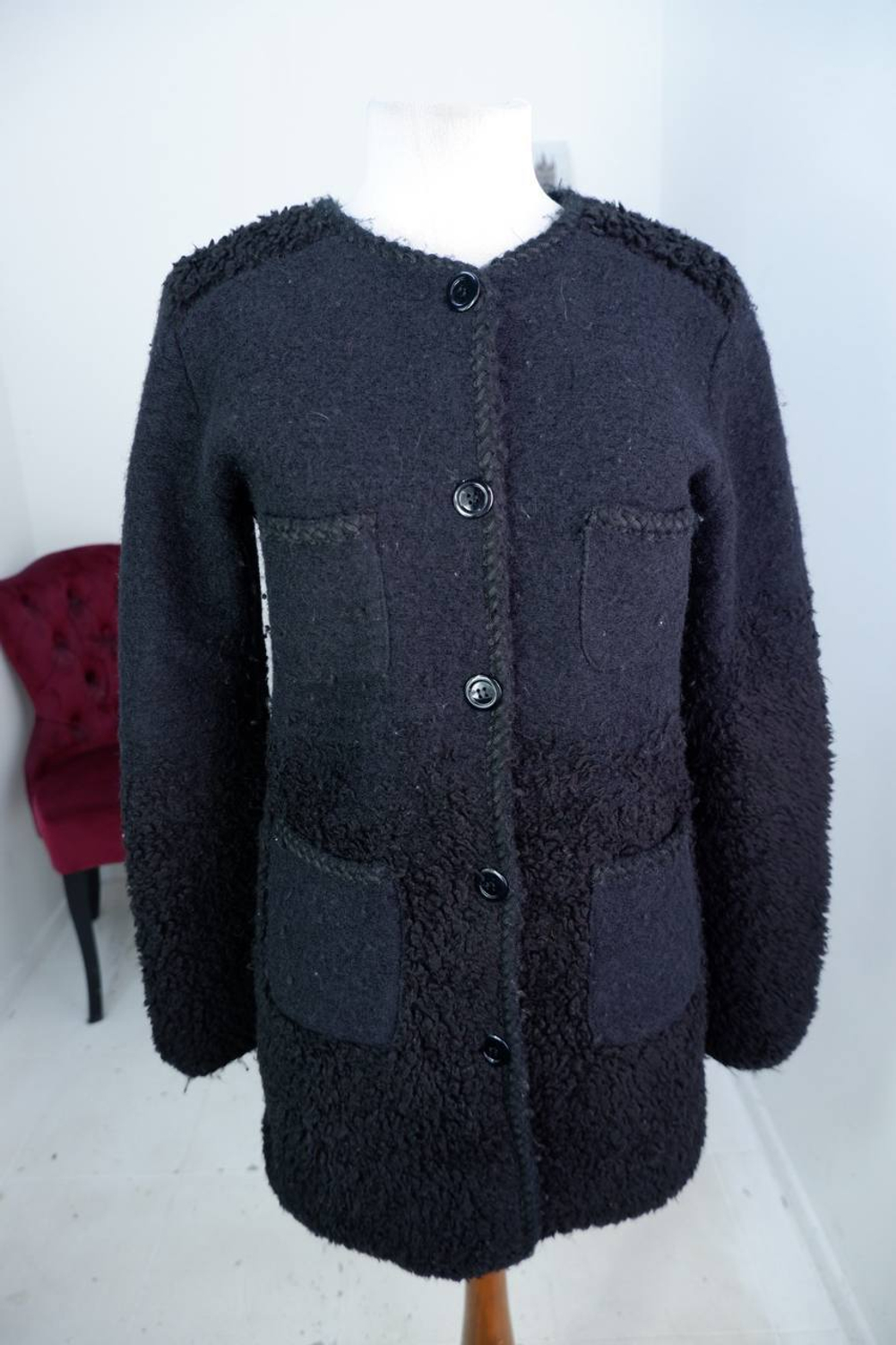 Пальто La fee maraboutee модное, визуально 42 размер