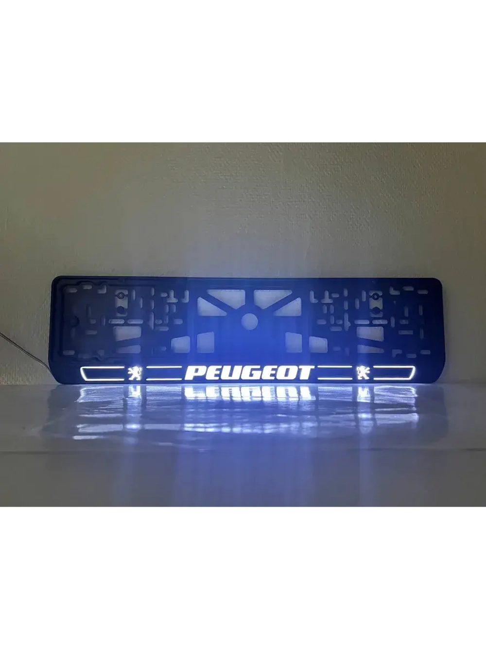 Рамка для номера с подсветкой W.LAIN 2.0 Peugeot.