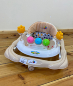 Ходунки "GAME C", 6 силиконовых колес, муз. (Alis) (бежевый)