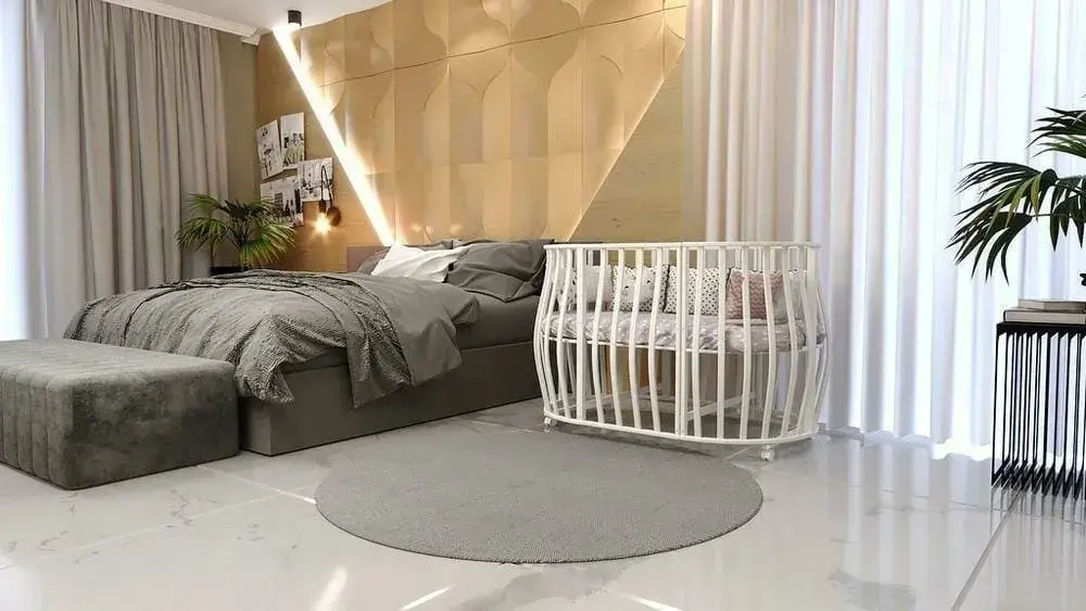 Кроватка-трансформер для новорождённых Incanto ALESSIA 6 в 1, цвет белый